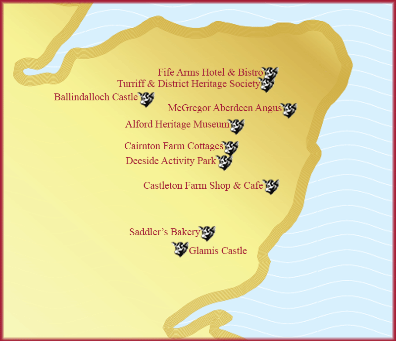 Map of North East Scotland
